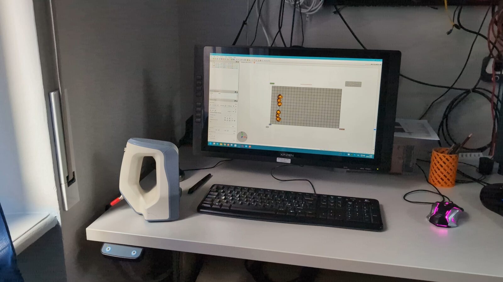 La postazione di progettazione CAD